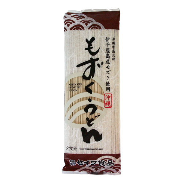 もずくうどん乾麺（160g）1袋