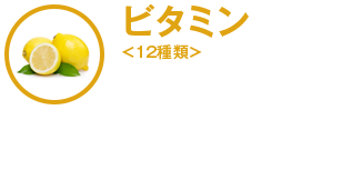ビタミン12種類