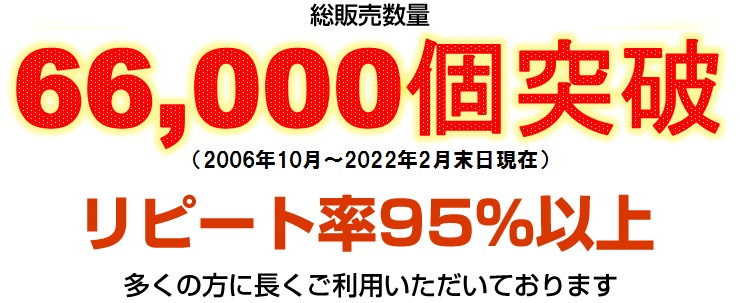 熱帯ｳｺﾝ66,000個販売に変更